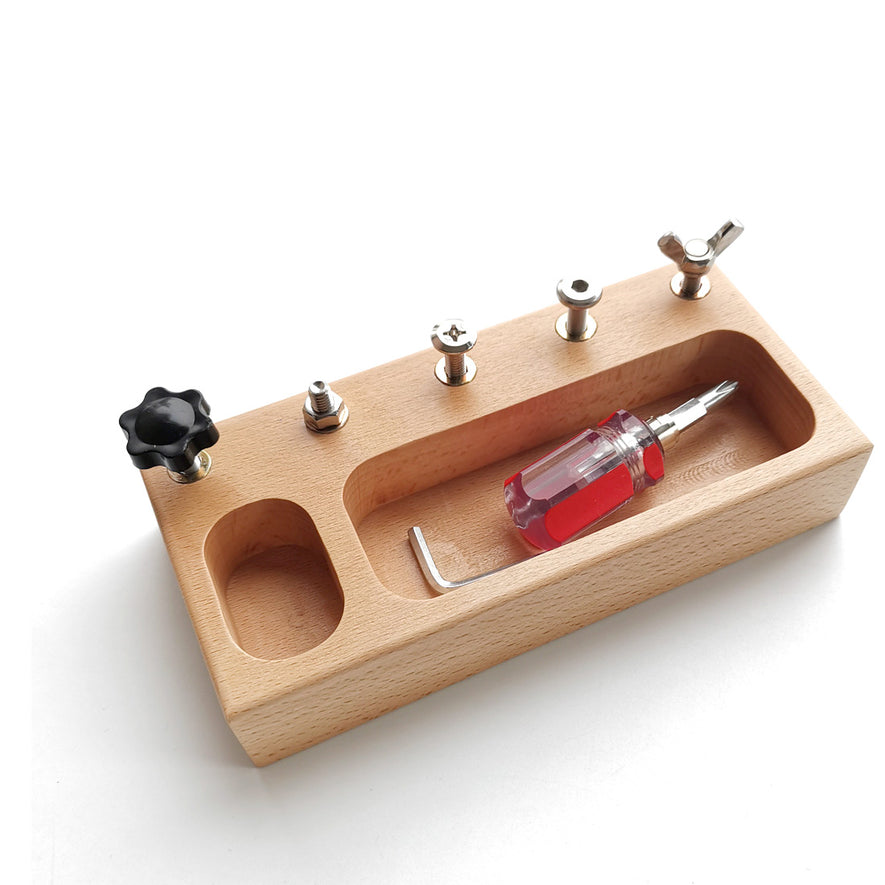 Montessori Materials Screw Driver Board