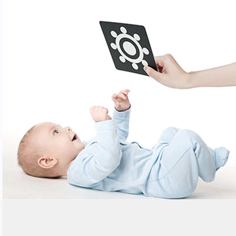 Flashcards bébé à contraste élevé Cartes Flash bébé Montessori
