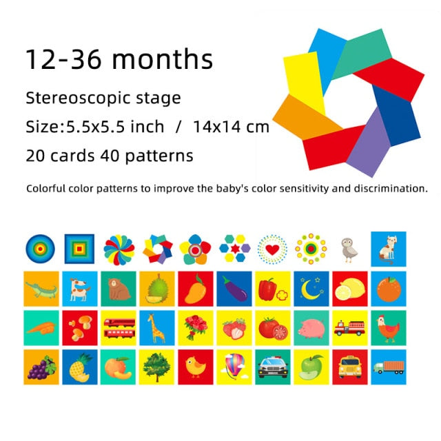Montessori Baby High Contrast Flashcards