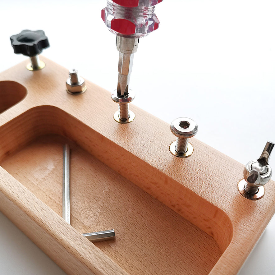 Montessori Materials Screw Driver Board