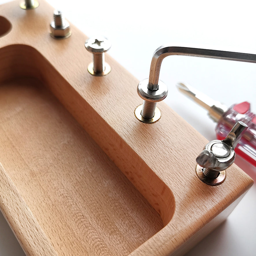 Montessori Materials Screw Driver Board