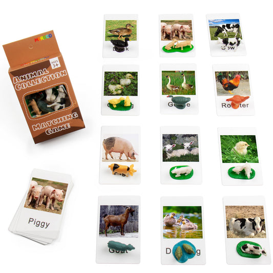 Montessori Animal Match -Farm Animal
