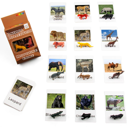 Montessori Animal Match -Zoo Animal