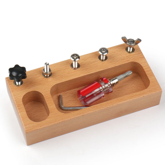 Montessori Materials Screw Driver Board