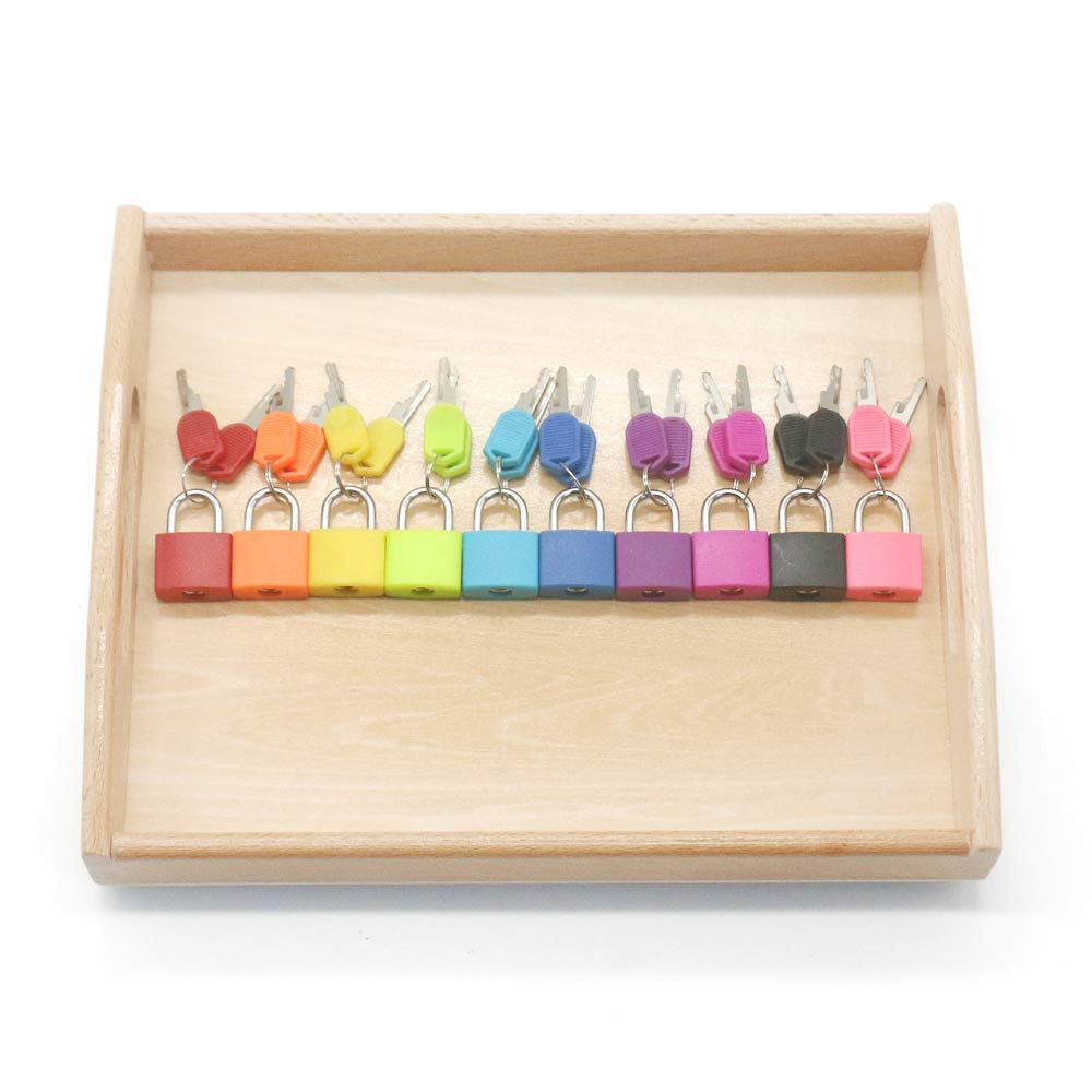 Montessori Material Color Matching Lock Set