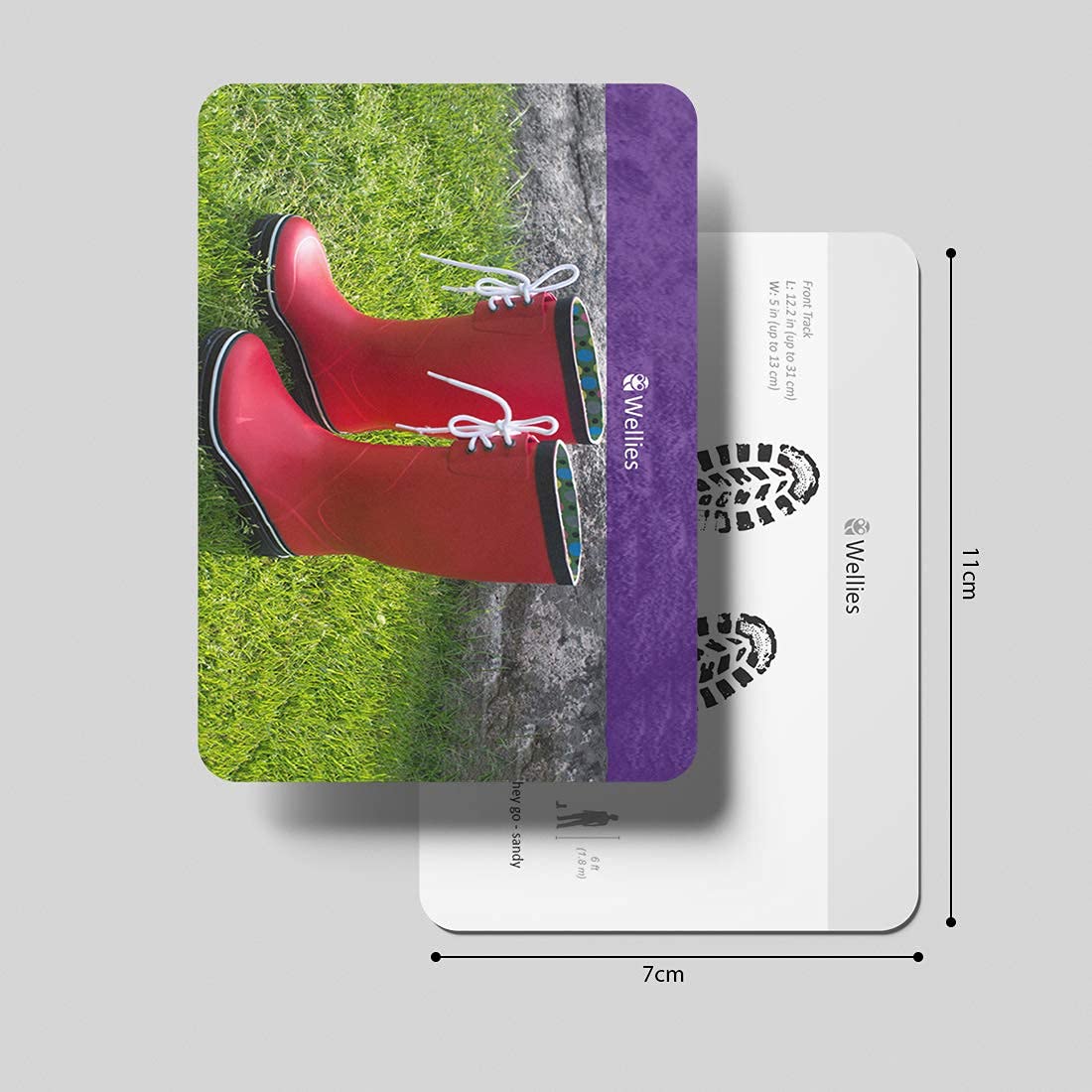 Montessori Animal Tracks Flash Cards Game