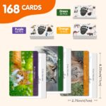 Animal Footprint Matching Game - Wild Animals Flash Cards Toys For Autistic Child Age 4 (3)