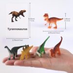 Dino Memory Match Game Speech And Language Toys - Wild Animals Flash Cards & Figurines (2)