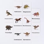 Dino Memory Match Game Speech And Language Toys - Wild Animals Flash Cards & Figurines (3)