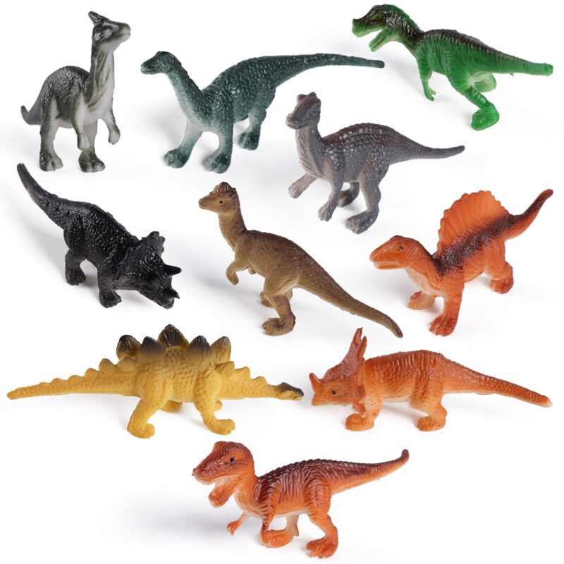 Dino Memory Match Game Speech And Language Toys - Wild Animals Flash Cards & Figurines (4)
