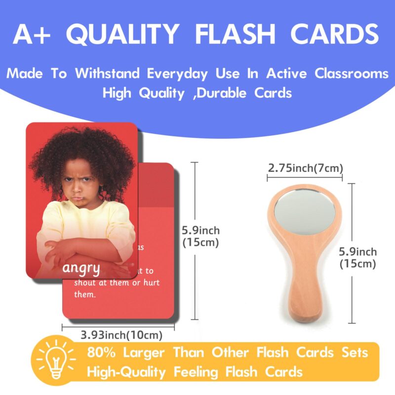 Emotions Autism Picture Cards For Speech Therapy​ - Autistic Children's Toys (5)