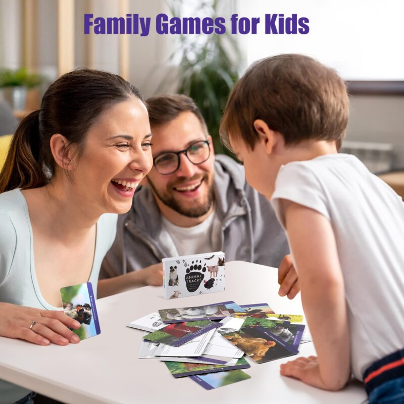 Farm Animal Tracks Cards​ - Therapy Card Games - Autistic Toys For Kids (5)