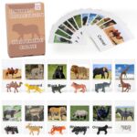 Miniature Forest Animal Figurines Matching Cards - Learning Toys for 3+ Year Olds​ (1)