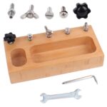 Montessori Screwdriver Busy Board Sensory Toys For 3+ Year Old​ - Wooden Montessori Educational Toys (1)