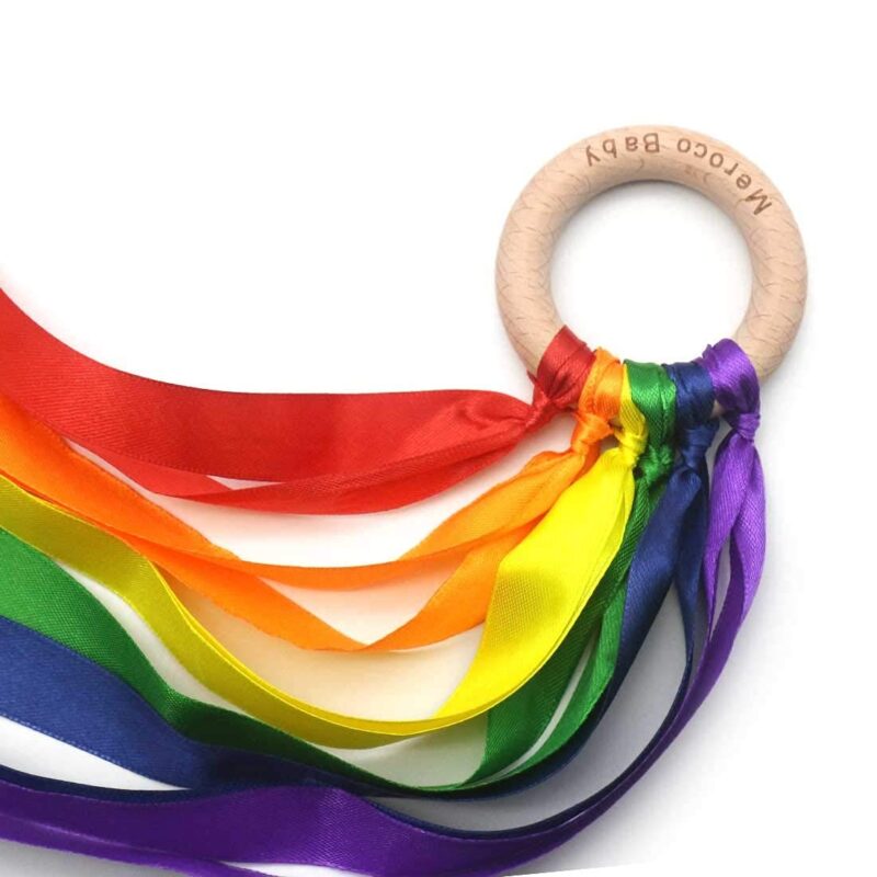 Rainbow Dancing Ribbon Streamers Learning Toys For 3 4 Year Olds​ (2)