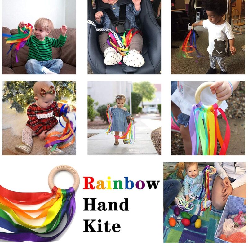 Rainbow Dancing Ribbon Streamers Learning Toys For 3 4 Year Olds​ (4)