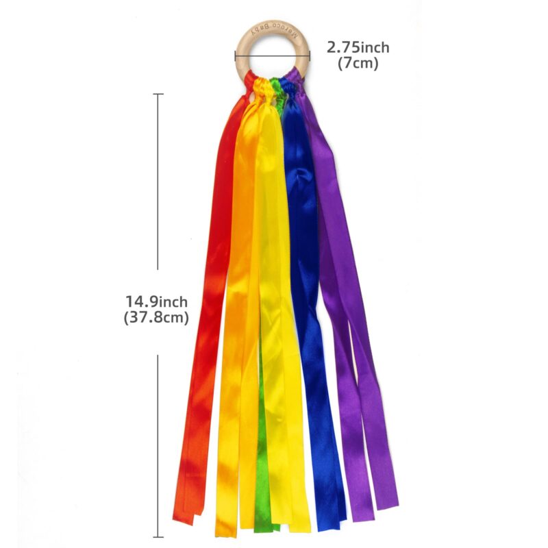 Rainbow Dancing Ribbon Streamers Learning Toys For 3 4 Year Olds​ (6)