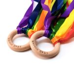 Wood Ring Ribbon Rainbow Streamers Educational Toys For 3 Year Olds​ (1)
