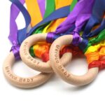 Wood Ring Ribbon Rainbow Streamers Educational Toys For 3 Year Olds​ (2)