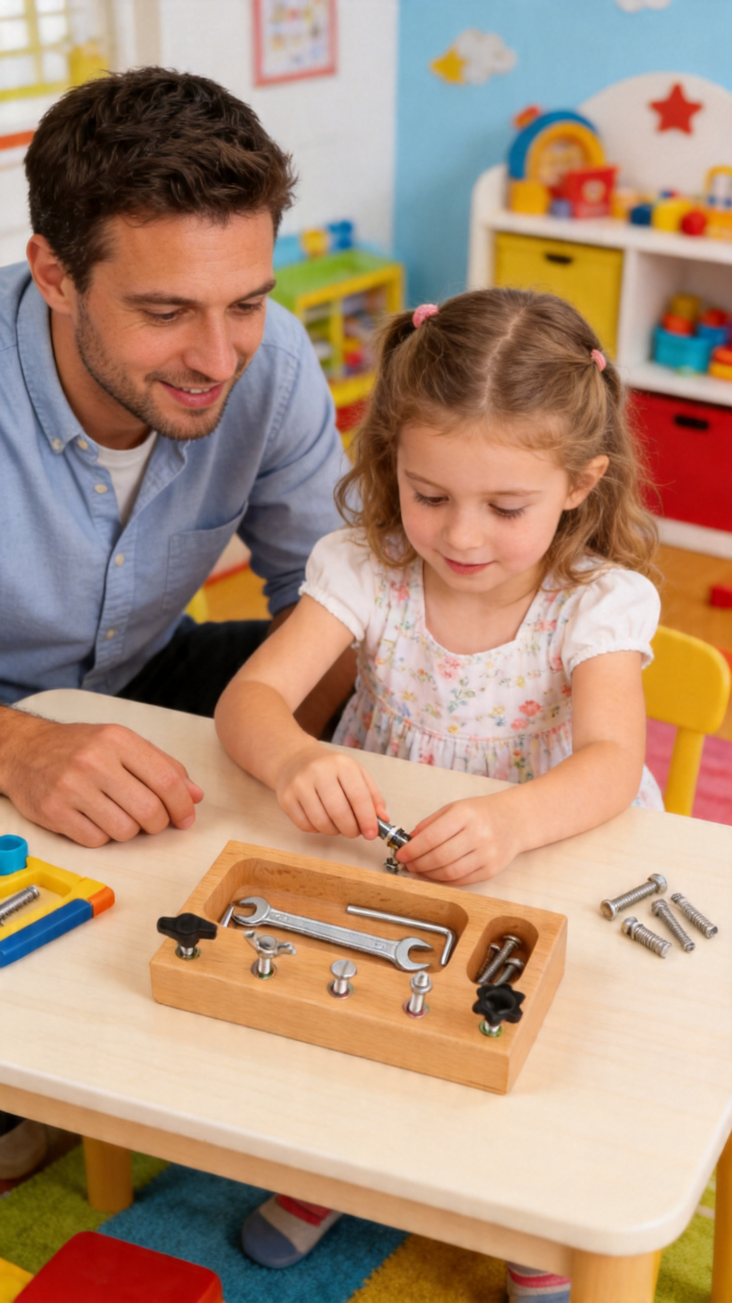 Parent and child learning together
