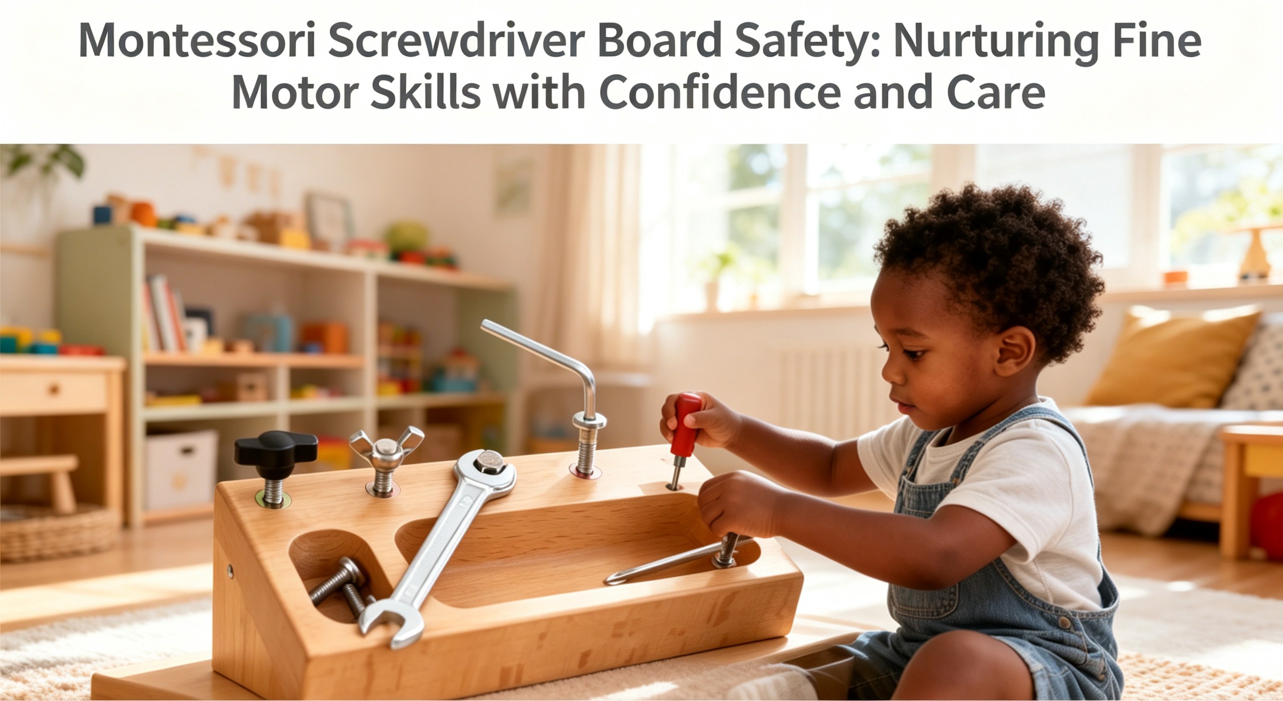Montessori Screwdriver Board Safety: Nurturing Fine Motor Skills with Confidence and Care