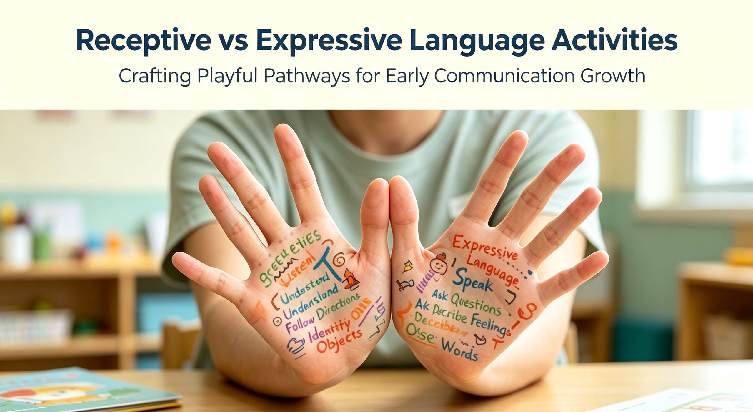 Receptive vs Expressive Language Activities Crafting Playful Pathways for Early Communication Growth