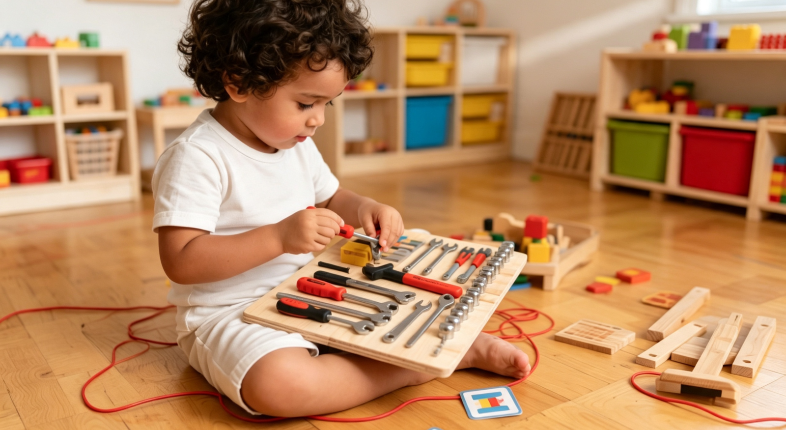 Screwdriver Board Activities for Preschoolers Boost Fine Motor Skills with Montessori-Inspired Play