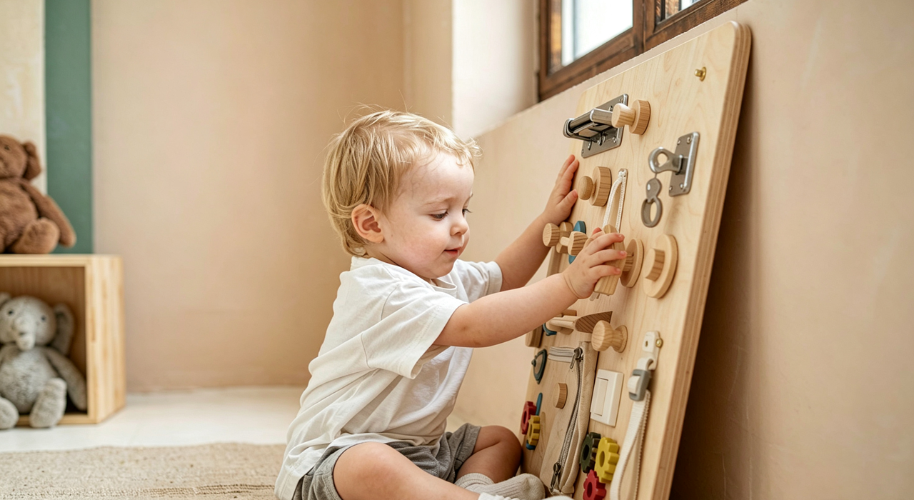 Choosing the Right Busy Board for Your Child’s Age Tailoring Montessori & Sensory Play from 0 to 10 Years