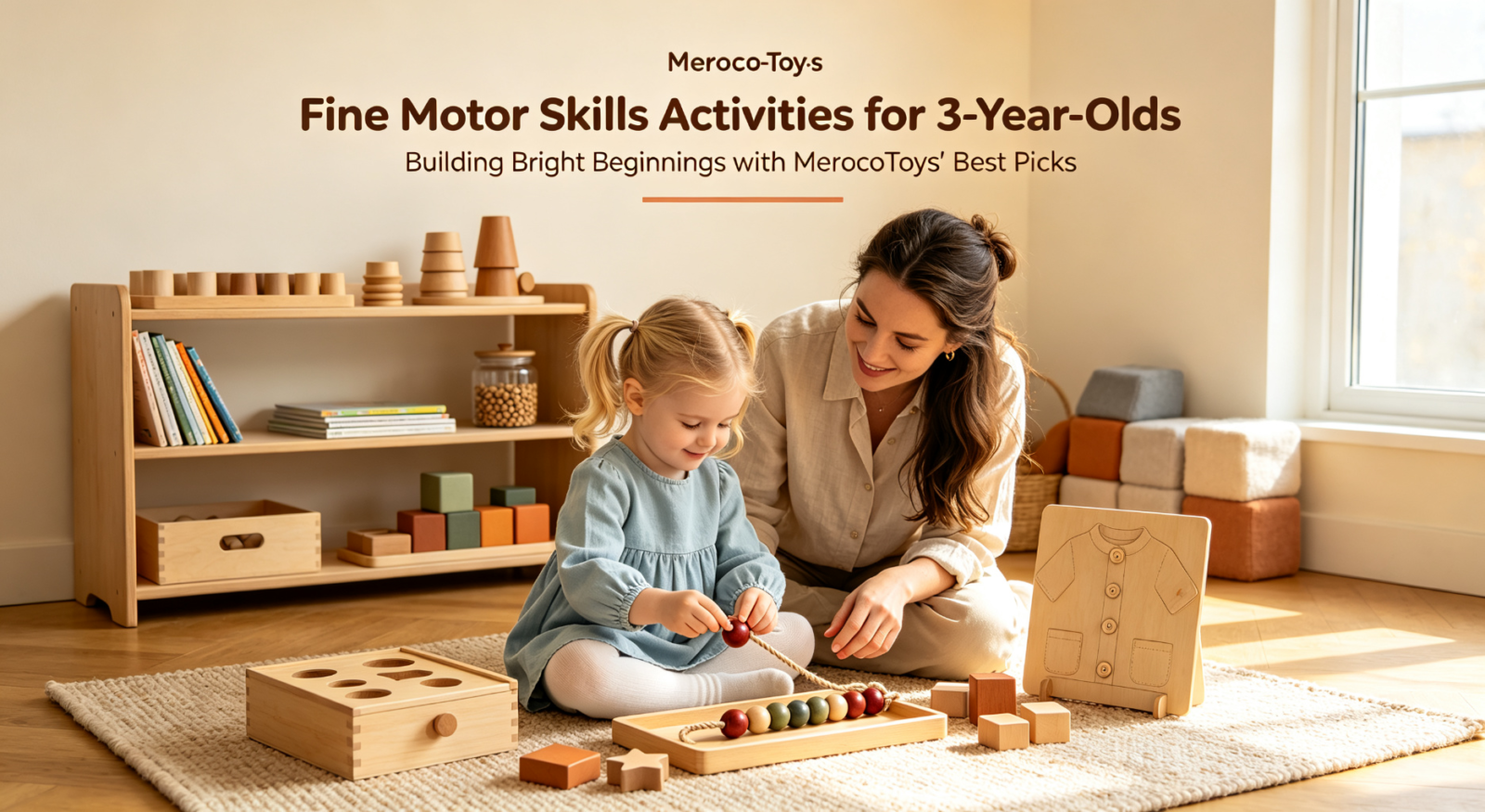 Fine Motor Skills Activities for 3-Year-Olds Building Bright Beginnings with MerocoToys' Best Picks