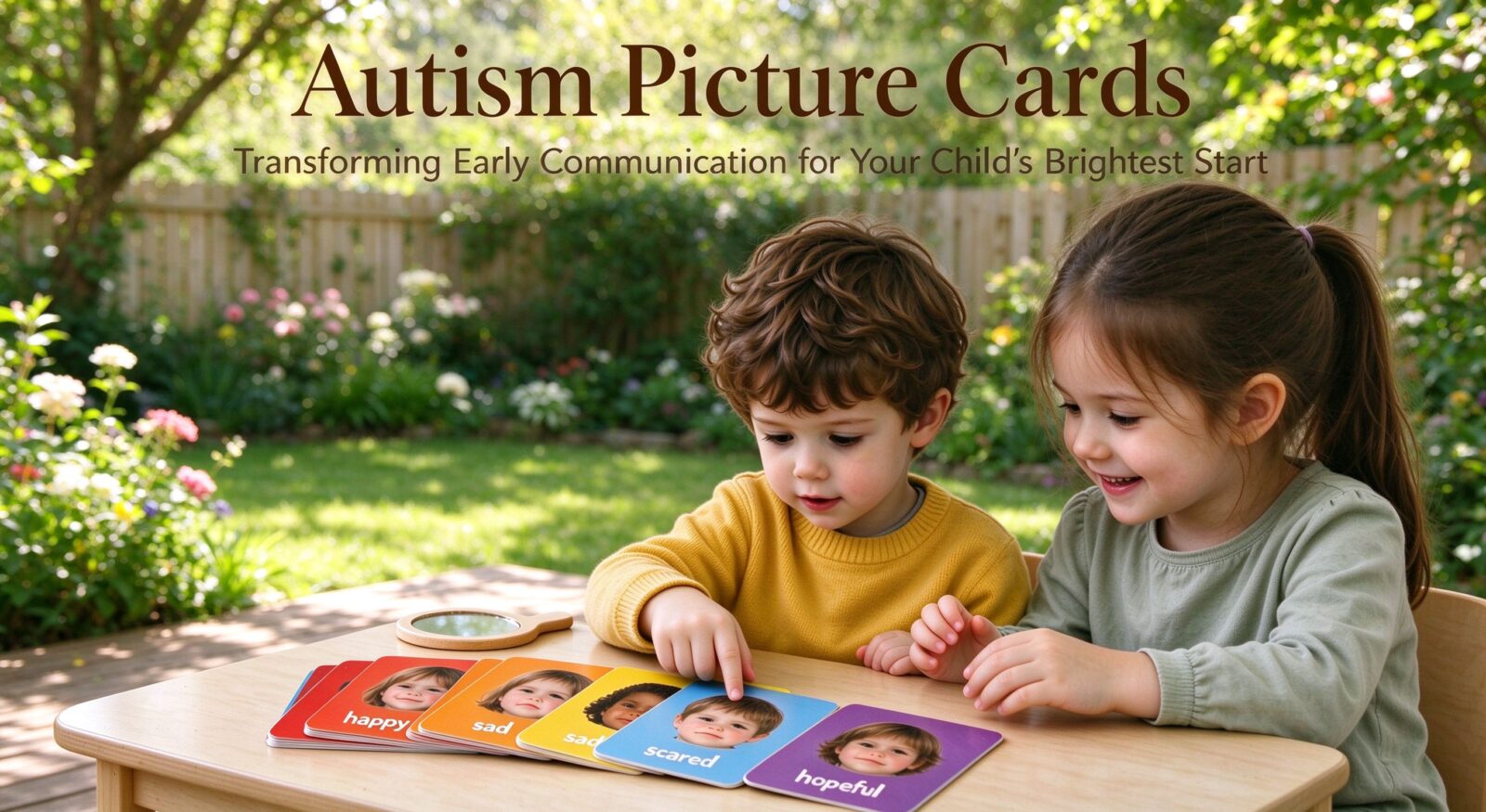 Autism Picture Cards - Transforming Early Communication for Your Child’s Brightest Start